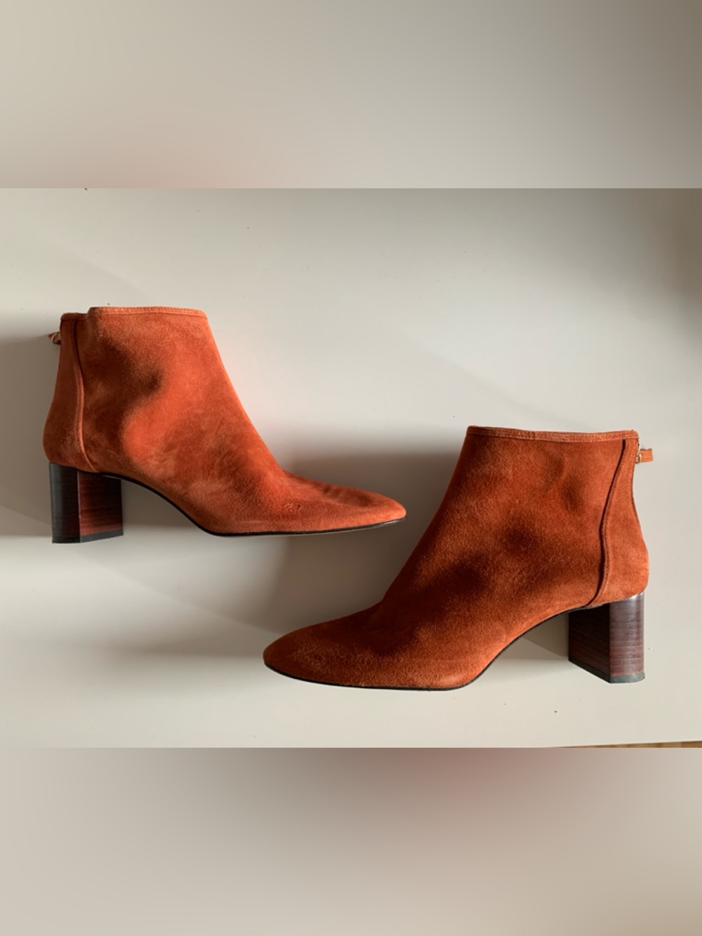 Zara Woman burnt orange Ankle Boots 38